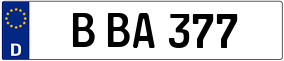 Truck License Plate